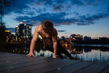 Young and fit outdoor