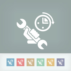Assistance time icon