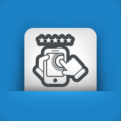 Smartphone icon. Top rated.