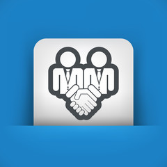 Corporate agreement icon