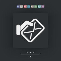 Obraz premium Mail icon concept
