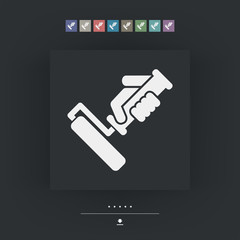 Painter roll icon © Myvector