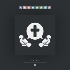 Obraz premium Church phone line