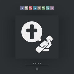 Obraz premium Church phone line