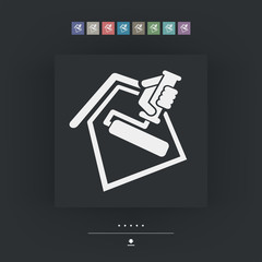 Painter roll symbol © Myvector