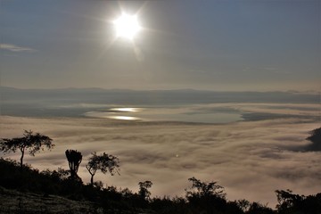 sunrise over Ngorongoro
