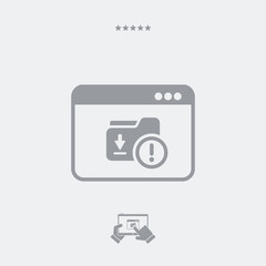 Insecure download alert