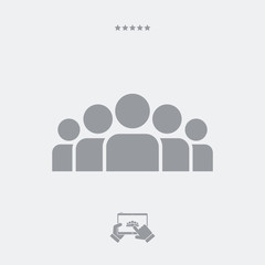 Group of persons icon