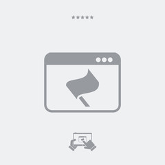 Target flag application icon