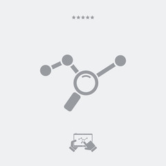 Marketing research services icon