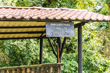 A typical view in Costa Rica