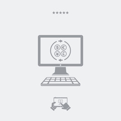 Currency web services icon