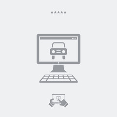 Car web service icon