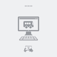 Bus web service icon