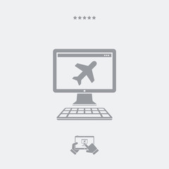 Travel agency flat icon