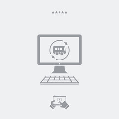 Bus renovated services icon