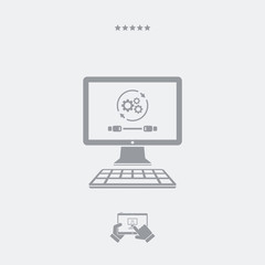 Cable connection settings icon