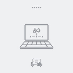 Network settings button icon