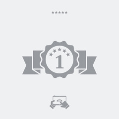 Number one symbol icon