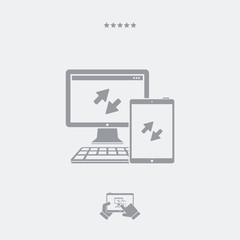 Multi devices synchronization icon