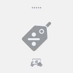 Label promo offer icon