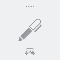 Pen - Flat vector icon