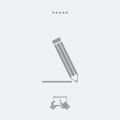 Pencil modern vector icon
