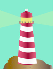 lighthouse with background