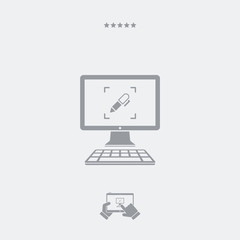 Customized digital service icon