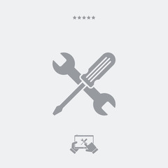 Technical assistance flat icon