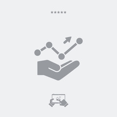 Statistics services - Minimal icon