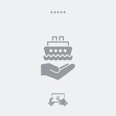 Ship services - Minimal icon