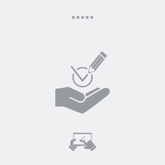 Mark option - Minimal modern icon