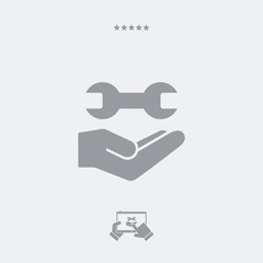 Assistance - Minimal modern icon