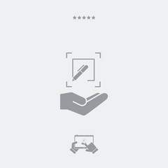 Customized design services - Flat minimal icon
