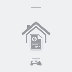 Home cost icon - Dollar