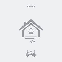 Residential certifications services - Minimal icon