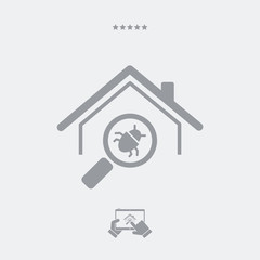 Pest control service - Vector web icon