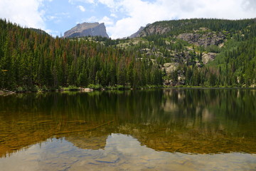 Bear Lake, Rocky Mountain National Park in Colorado, USA.