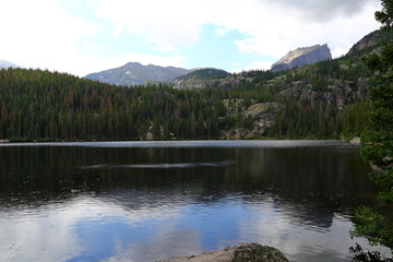 Obraz na płótnie Canvas Bear Lake, Rocky Mountain National Park in Colorado, USA.