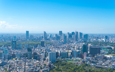 Fototapeta na wymiar 東京風景・六本木から望む新宿方面
