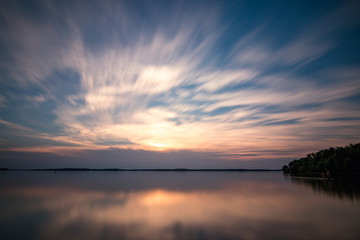 Obraz premium Lac du temple