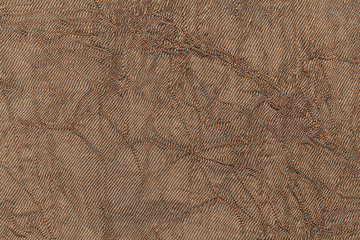 Obraz premium Light brown pearl wavy background from a textile material. Fabric with natural texture clousup.