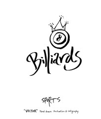 스포츠 포스터 / 손으로 그린 스포츠 그림