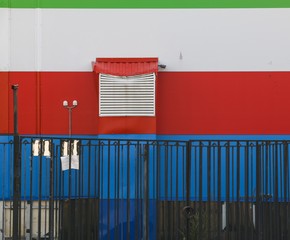 Striped wall