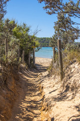 Chemin de plage