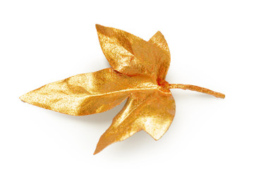 golden leaf design elements.