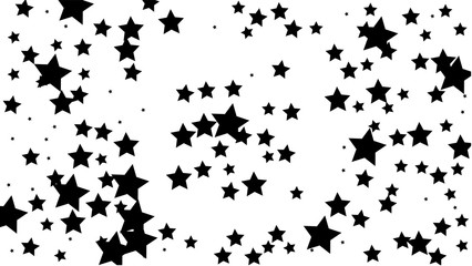 Fototapeta premium Abstract Background with Many Random Falling Golden Stars Confetti .