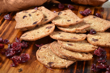 Coconut Cranberry Crackers