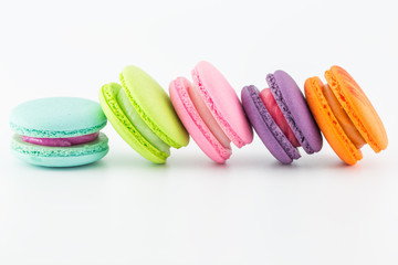macaroon isolated on white background